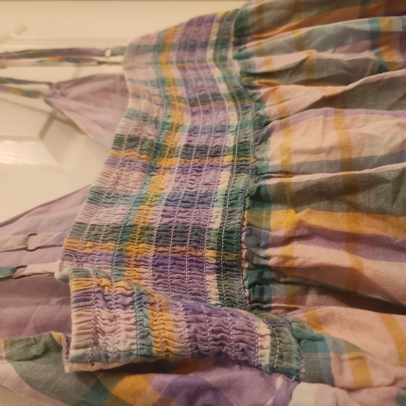 Wild Fable Plaid Spring Dress with Lining and Elastic Back - Picture 6 of 7